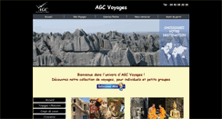 Desktop Screenshot of agc-voyages.fr