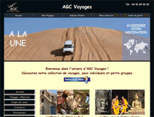 Tablet Screenshot of agc-voyages.fr